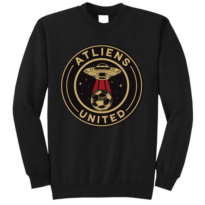 Atliens United 404 United Atlanta Soccer Fan Jersey Funny Tall Sweatshirt