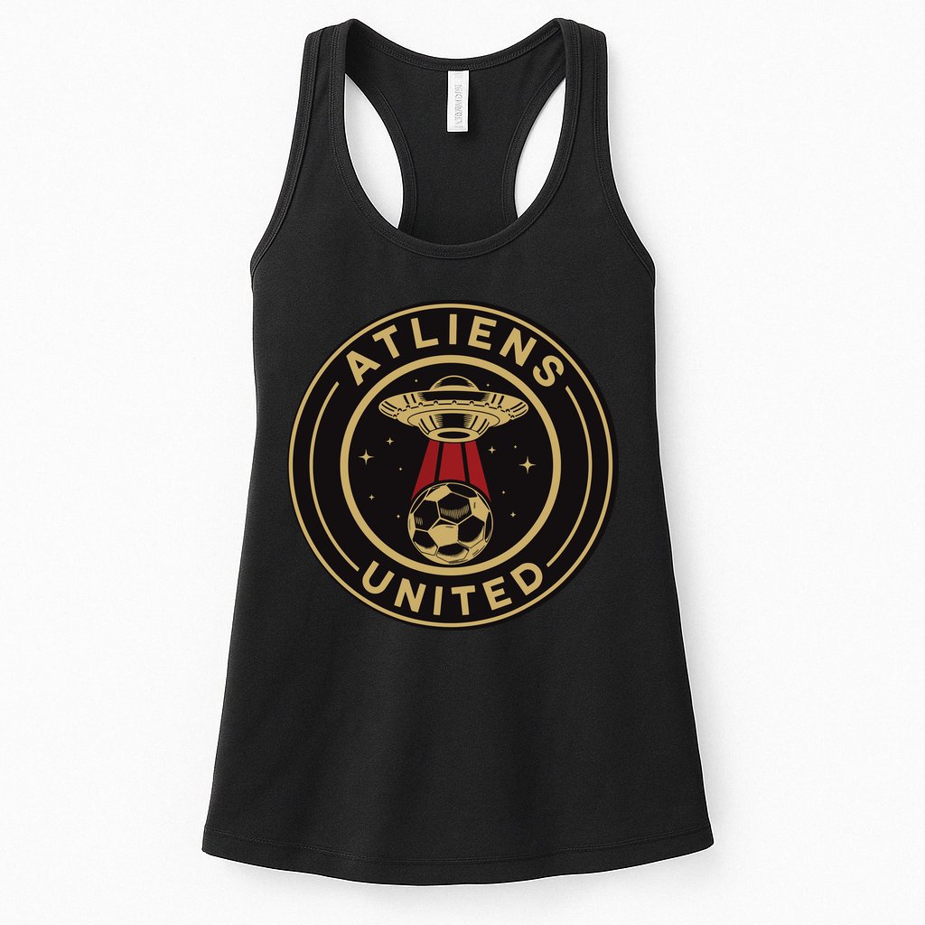 Atliens United 404 United Atlanta Soccer Fan Jersey Funny Womens Tank Top