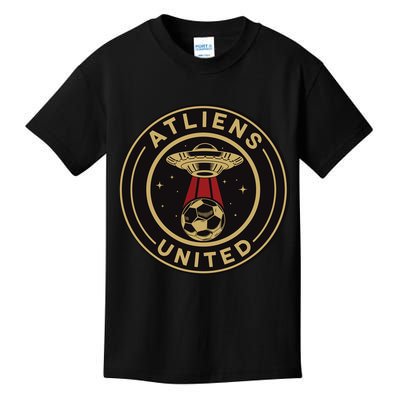 Atliens United 404 United Atlanta Soccer Fan Jersey Funny Kids T-Shirt