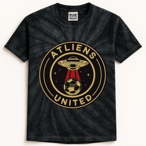 Atliens United 404 United Atlanta Soccer Fan Jersey Funny Kids Tie-Dye T-Shirt