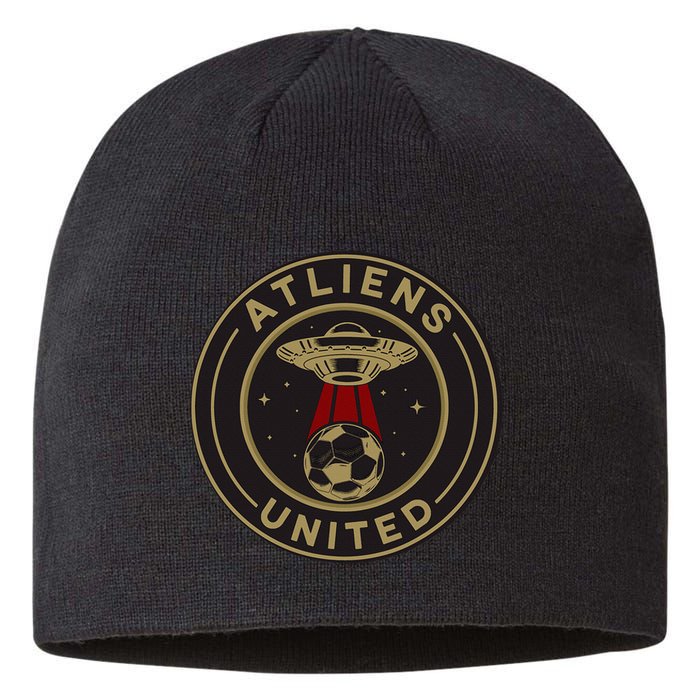 Atliens United 404 United Atlanta Soccer Fan Jersey Funny Sustainable Beanie