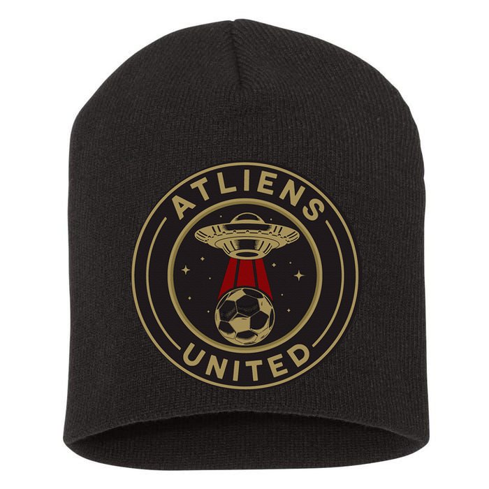 Atliens United 404 United Atlanta Soccer Fan Jersey Funny Short Acrylic Beanie