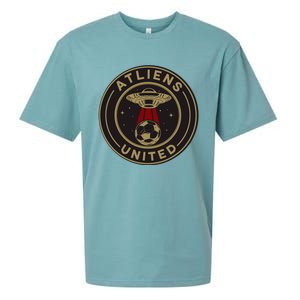 Atliens United 404 United Atlanta Soccer Fan Jersey Funny Sueded Cloud Jersey T-Shirt