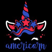American Unicorn 4th Of July Tall Sweatshirt
