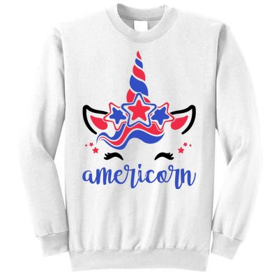 American Unicorn 4th Of July Sweatshirt