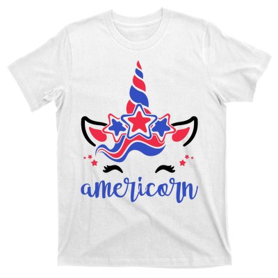 American Unicorn 4th Of July T-Shirt