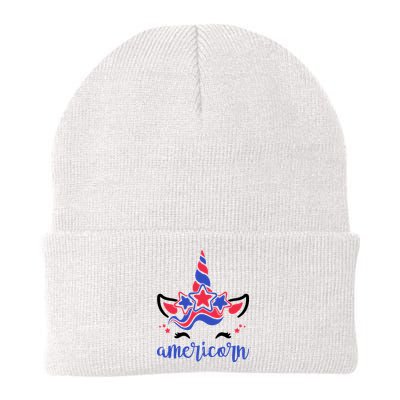 American Unicorn 4th Of July Beanie
