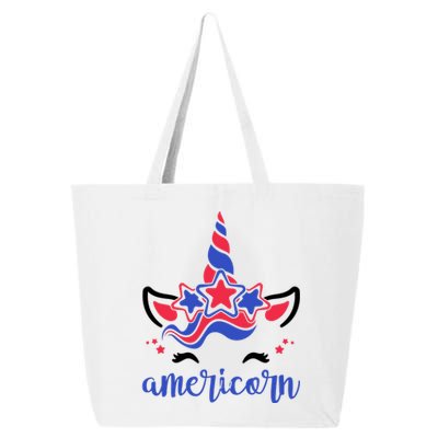 American Unicorn 4th Of July 25L Jumbo Tote