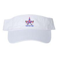 American Unicorn 4th Of July Valucap Bio-Washed Visor