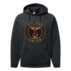 Atliens United 404 United Atlanta Soccer Fan Jersey Performance Fleece Hoodie