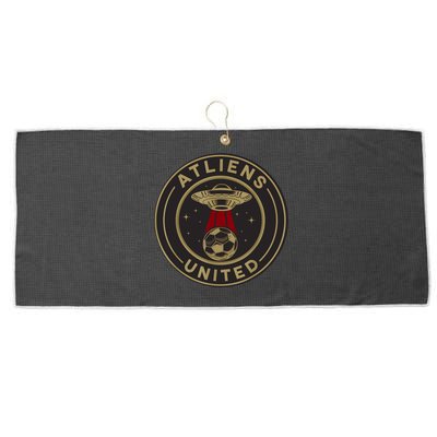 Atliens United 404 United Atlanta Soccer Fan Jersey Funny Large Microfiber Waffle Golf Towel