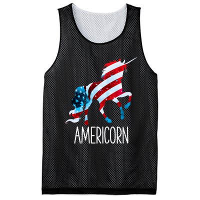 Americorn Unicorn 4th Of July Mericorn Merica Mesh Reversible Basketball Jersey Tank