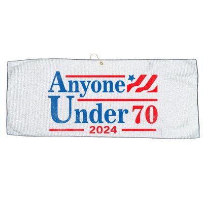 Anyone Under 70 For President 2024 President Election 2024 Large Microfiber Waffle Golf Towel