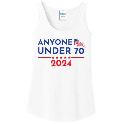 Anyone Under 70 2024 Funny Anti Biden Ladies Essential Tank