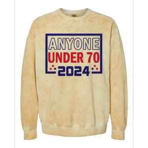 Anyone Under 70 2024 Colorblast Crewneck Sweatshirt