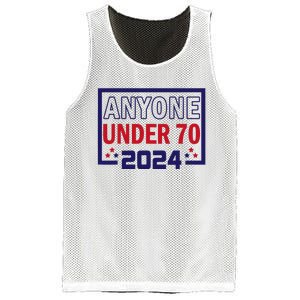 Anyone Under 70 2024 Mesh Reversible Basketball Jersey Tank