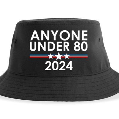 Anyone Under 80 2024 Funny Political Sustainable Bucket Hat