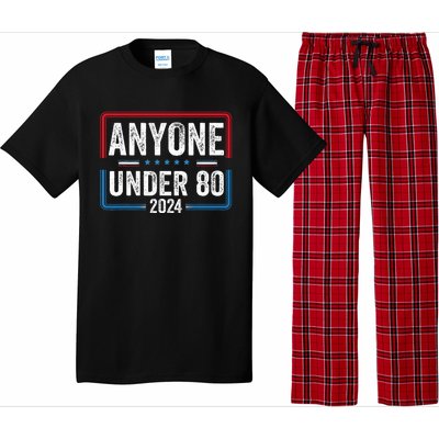 Anyone Under 80 2024 Funny President Election Vote Pajama Set