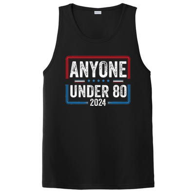 Anyone Under 80 2024 Funny President Election Vote PosiCharge Competitor Tank