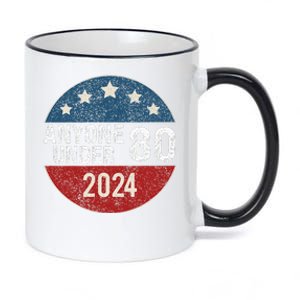 Anyone Under 80 2024 Funny Quote Anyone Under 80 11oz Black Color Changing Mug