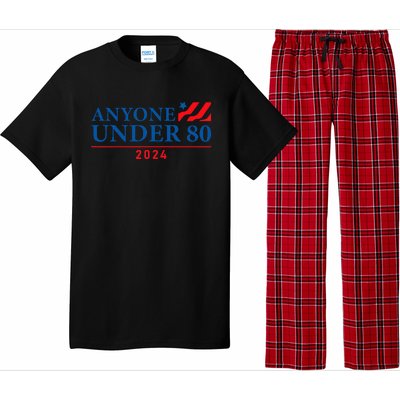 Anyone Under 80 2024 FUNNY Pajama Set