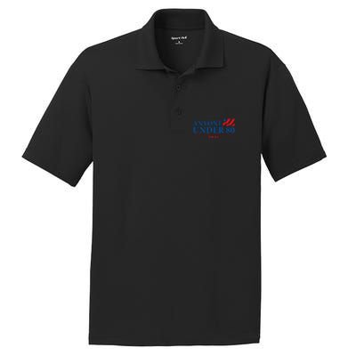 Anyone Under 80 2024 FUNNY PosiCharge RacerMesh Polo