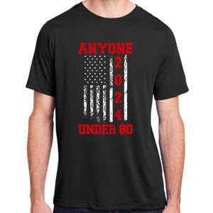 Anyone Under 80 2024 Funny Election Usa Adult ChromaSoft Performance T-Shirt