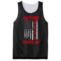 Anyone Under 80 2024 Funny Election Usa Mesh Reversible Basketball Jersey Tank