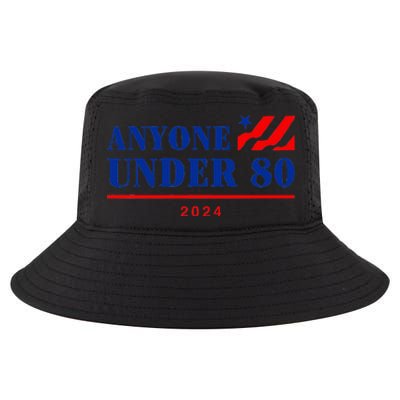 Anyone Under 80 2024 Funny Cool Comfort Performance Bucket Hat