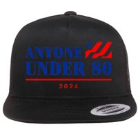 Anyone Under 80 2024 Funny Flat Bill Trucker Hat