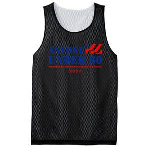 Anyone Under 80 2024 Funny Mesh Reversible Basketball Jersey Tank