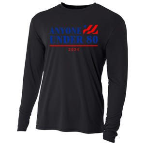 Anyone Under 80 2024 Funny Cooling Performance Long Sleeve Crew