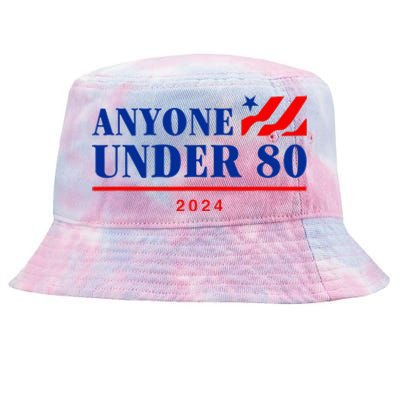 Anyone Under 80 2024 Funny Tie-Dyed Bucket Hat