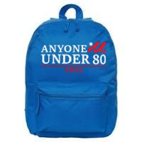 Anyone Under 80 2024 Funny Sarcastic 16 in Basic Backpack