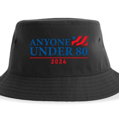 Anyone Under 80 2024 FUNNY Sustainable Bucket Hat