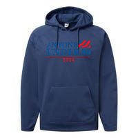 Anyone Under 80 2024 FUNNY Performance Fleece Hoodie