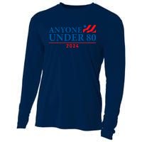 Anyone Under 80 2024 FUNNY Cooling Performance Long Sleeve Crew