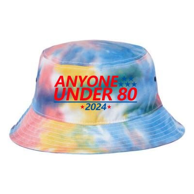 Anyone Under 80 2024 Funny Tie Dye Newport Bucket Hat