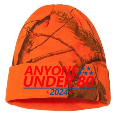 Anyone Under 80 2024 Funny Kati Licensed 12" Camo Beanie