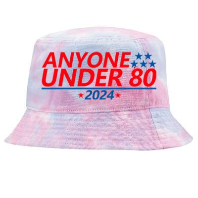 Anyone Under 80 2024 Funny Tie-Dyed Bucket Hat