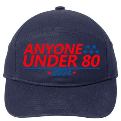 Anyone Under 80 2024 Funny 7-Panel Snapback Hat