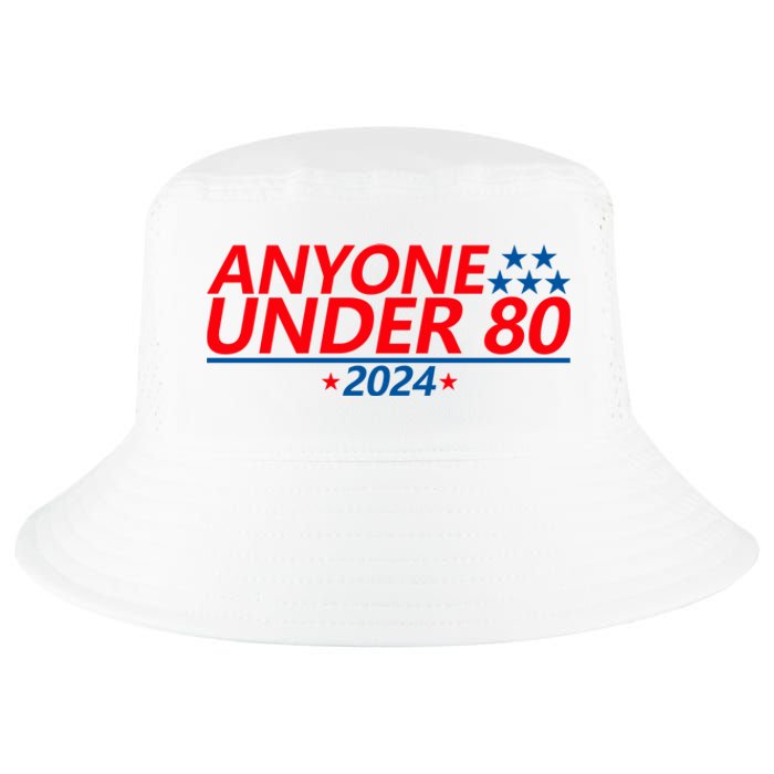 Anyone Under 80 2024 Funny Cool Comfort Performance Bucket Hat