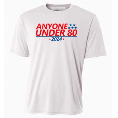 Anyone Under 80 2024 Funny Cooling Performance Crew T-Shirt