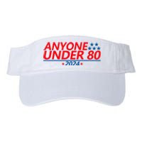 Anyone Under 80 2024 Funny Valucap Bio-Washed Visor