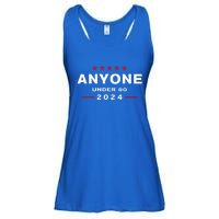 Anyone Under 80 2024 FUNNY Ladies Essential Flowy Tank