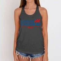 Anyone Under 80 2024 FUNNY Women's Knotted Racerback Tank