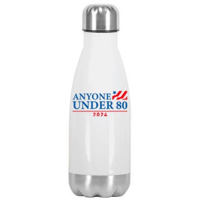 Anyone Under 80 2024 FUNNY Stainless Steel Insulated Water Bottle