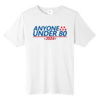 Anyone Under 80 2024 FUNNY Tall Fusion ChromaSoft Performance T-Shirt