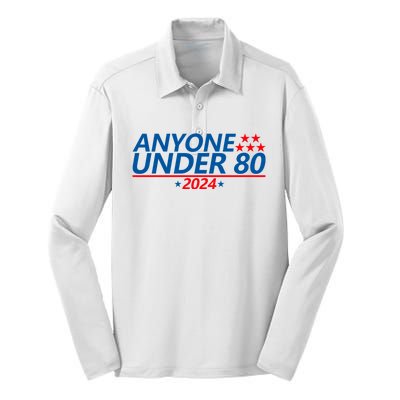 Anyone Under 80 2024 FUNNY Silk Touch Performance Long Sleeve Polo