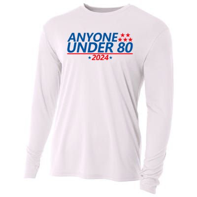 Anyone Under 80 2024 FUNNY Cooling Performance Long Sleeve Crew